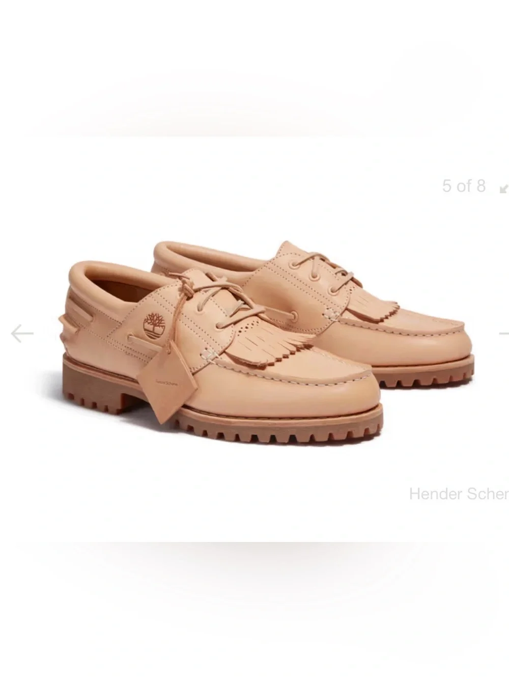 Hender Scheme Timberland Shoes Boat Deck Loafer Mens Fine Japanese Leather.